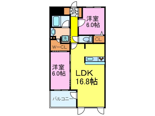 Ｙｓ　Ｃｏｕｒｔ千里山の物件間取画像